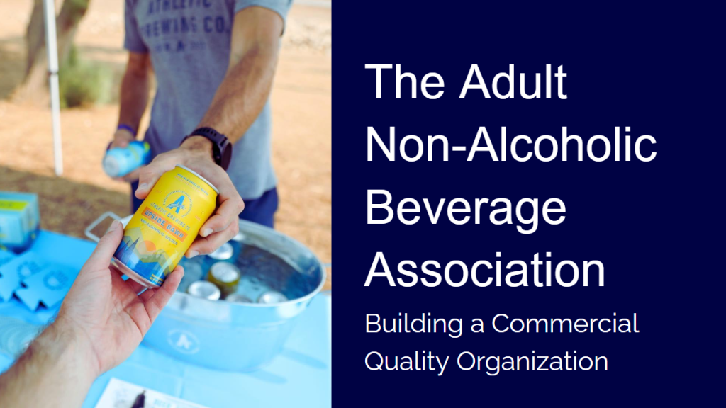 Building a Commercial Quality Organization